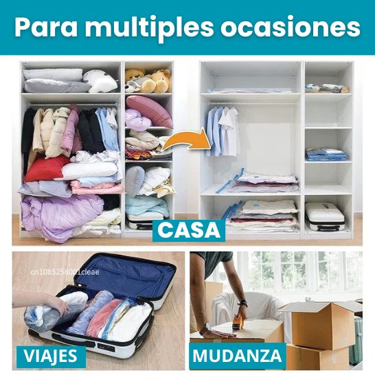 KIT de Compresión al vacío | Bolsas + Bomba