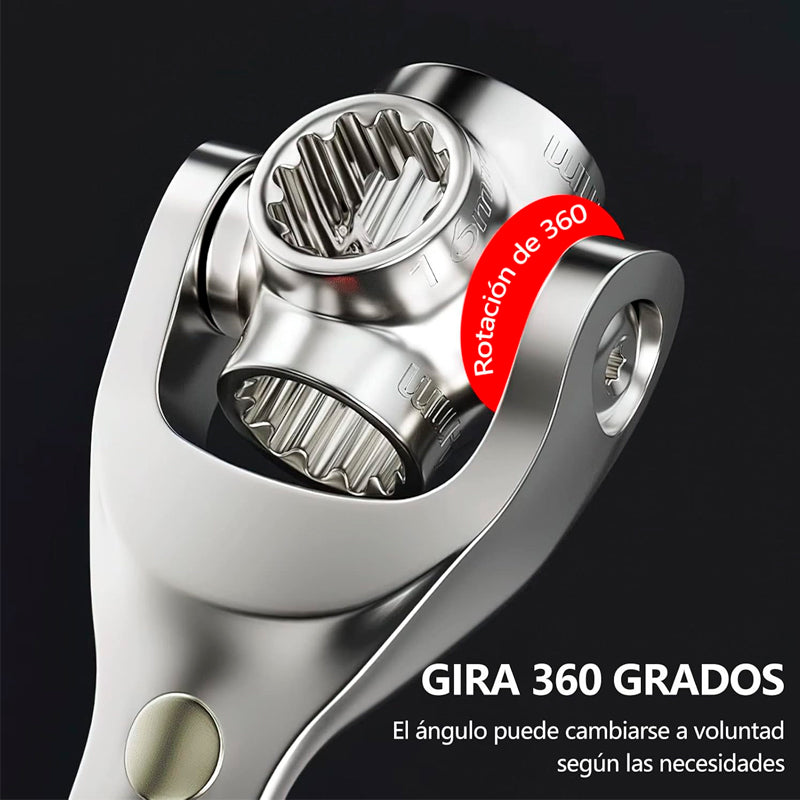 🔧 Llave Inglesa Multifuncional 8 en 1