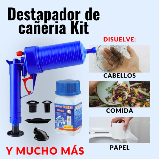 Kit Destapador de cañería