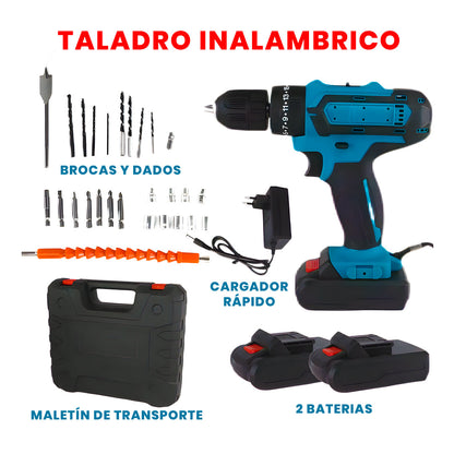 PROMO Taladro Inalámbrico | 2 Baterías