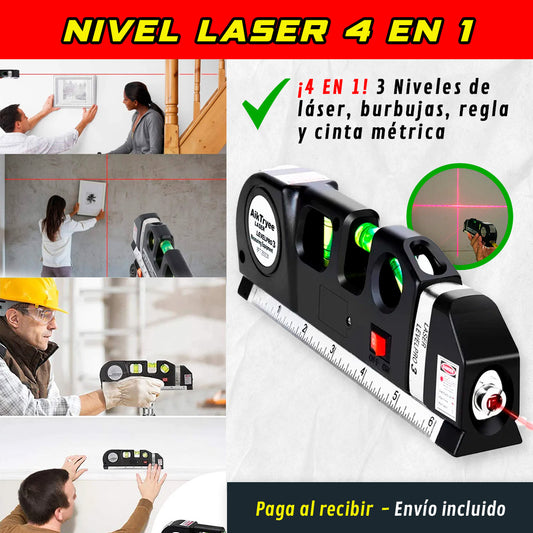 Nivel Láser Pro |  Herramienta 4 en 1