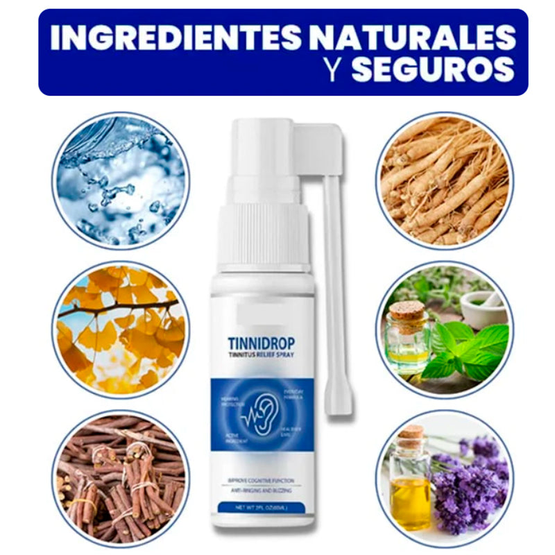 Tinnidrop® |  Spray Limpiador de oídos