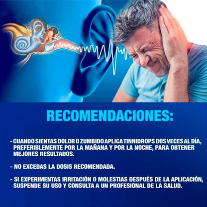 Tinnidrop® |  Spray Limpiador de oídos